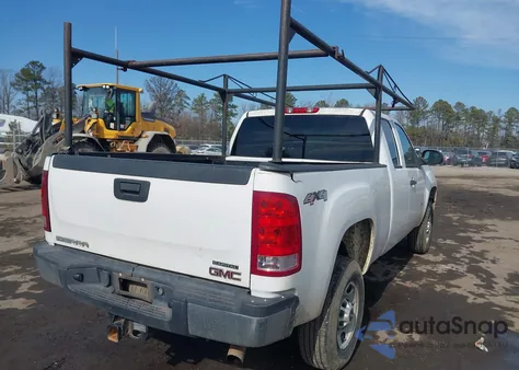 2013 GMC Sierra 2500Hd Work Truck из США, поврежденный, VIN 1GT22ZCG8DZ402320